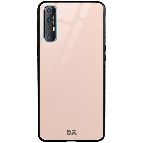 

DailyObjects Pastel Peach Glass Case Cover For Oppo Reno 3 Pro