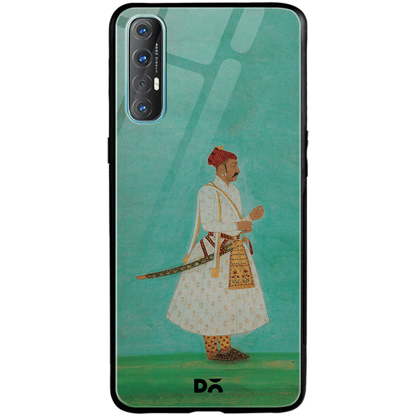 

DailyObjects Rajput Warrior Full Glass Case Cover For Oppo Reno 3 Pro