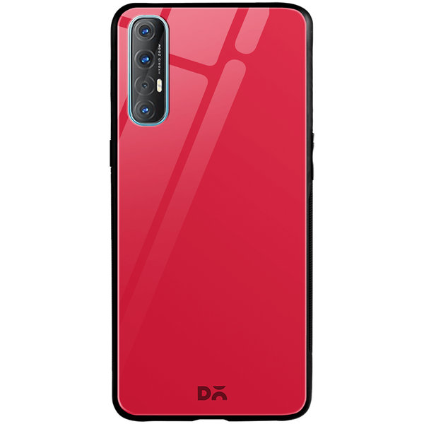 

DailyObjects Red Rose Glass Case Cover For Oppo Reno 3 Pro