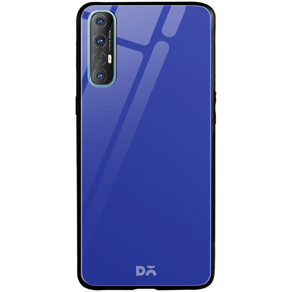 

DailyObjects Royal Blue Glass Case Cover For Oppo Reno 3 Pro