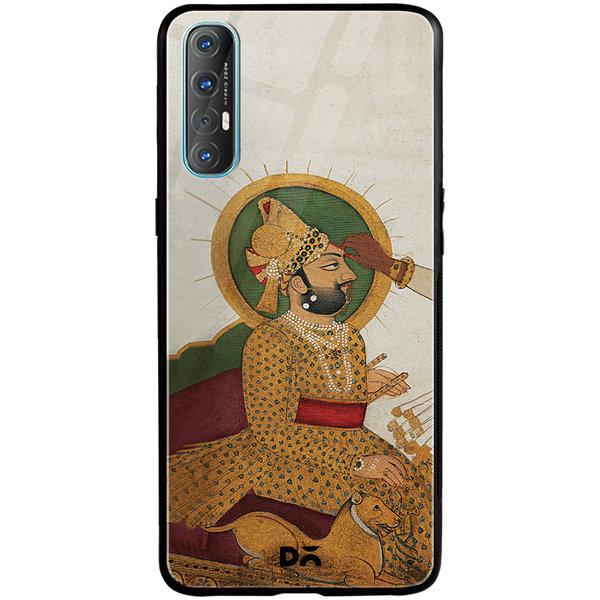 

DailyObjects Royal Tiika Glass Case Cover For Oppo Reno 3 Pro
