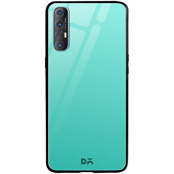 

DailyObjects Teal Gradient Glass Case Cover For Oppo Reno 3 Pro