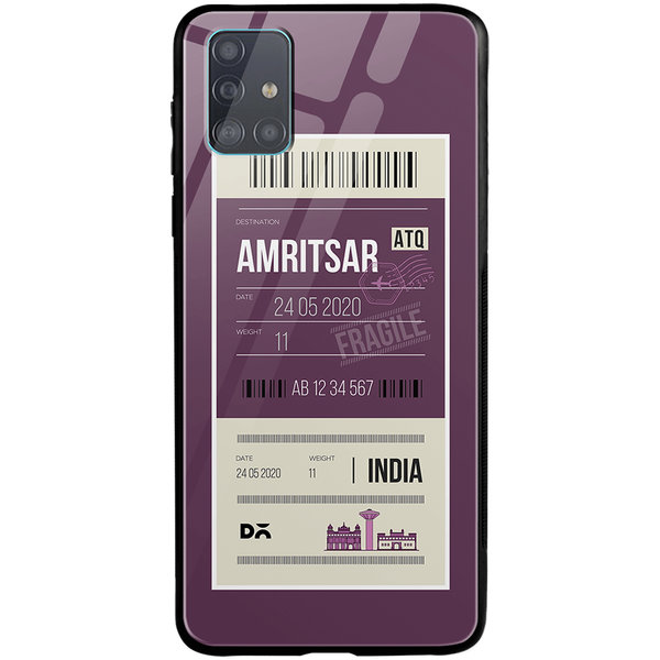 

DailyObjects Amritsar City Tag Glass Case Cover For Samsung Galaxy A51