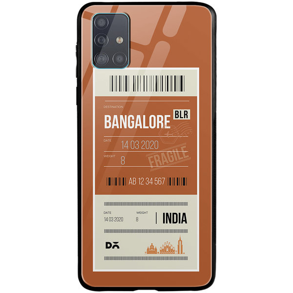

DailyObjects Bangalore City Tag Glass Case Cover For Samsung Galaxy A51