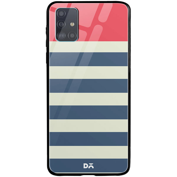 

DailyObjects Blue Fog Glass Case Cover For Samsung Galaxy A51