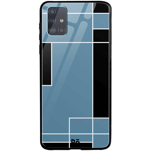 

DailyObjects Blueberry Blocks Glass Case Cover For Samsung Galaxy A51