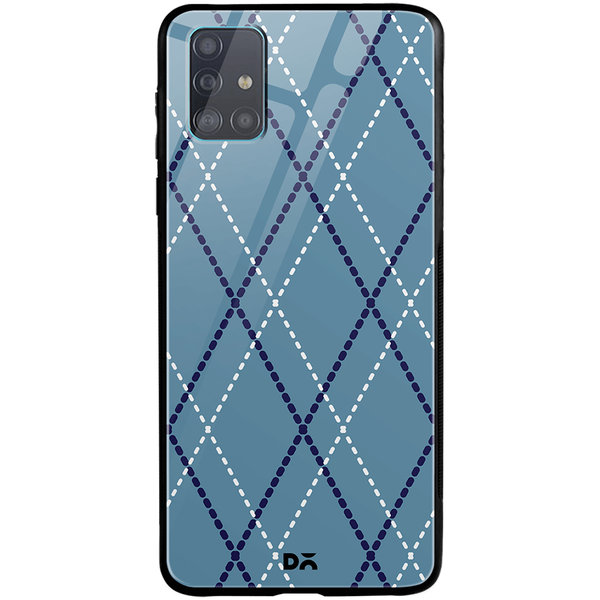 

DailyObjects Blueberry Diamond Rope Glass Case Cover For Samsung Galaxy A51