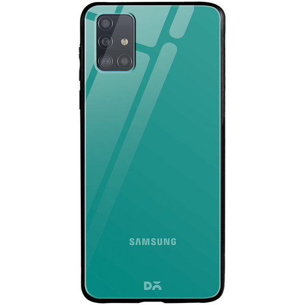 

DailyObjects Bright Teal Glass Case Cover For Samsung Galaxy A51