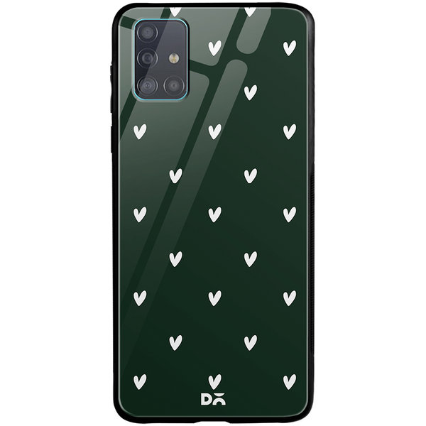 

DailyObjects Bundle Heart Bottle Green Glass Case Cover For Samsung Galaxy A51