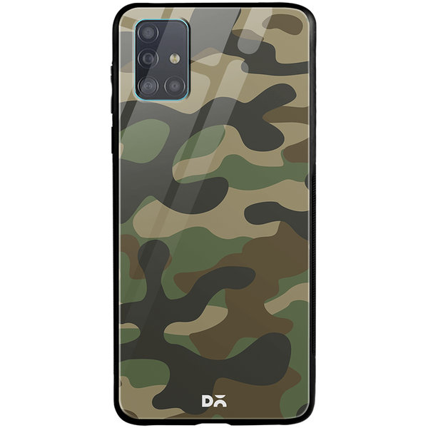 

DailyObjects Camouflage Glass Case Cover For Samsung Galaxy A51