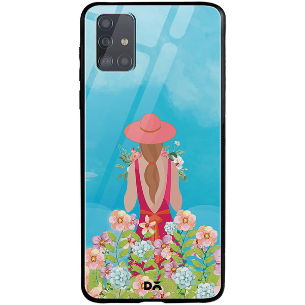 

DailyObjects Flowerland Glass Case Cover For Samsung Galaxy A51
