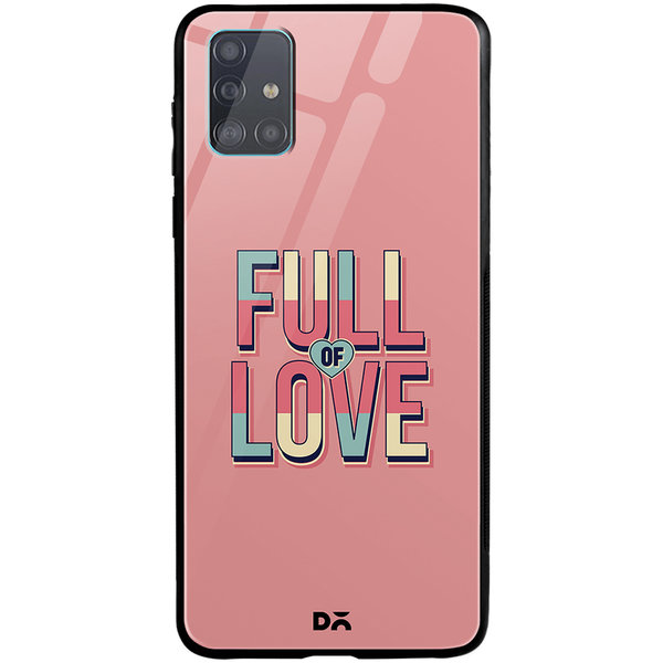 

DailyObjects Full of Love Glass Case Cover For Samsung Galaxy A51