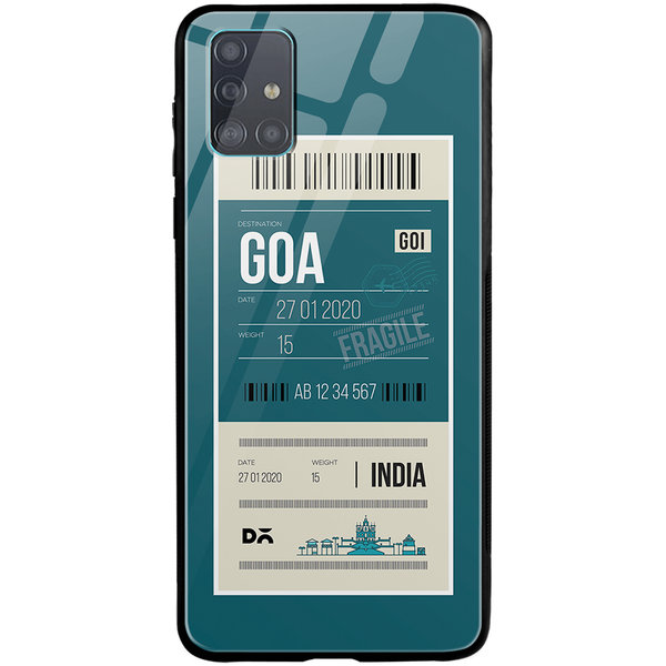 

DailyObjects Goa City Tag Glass Case Cover For Samsung Galaxy A51