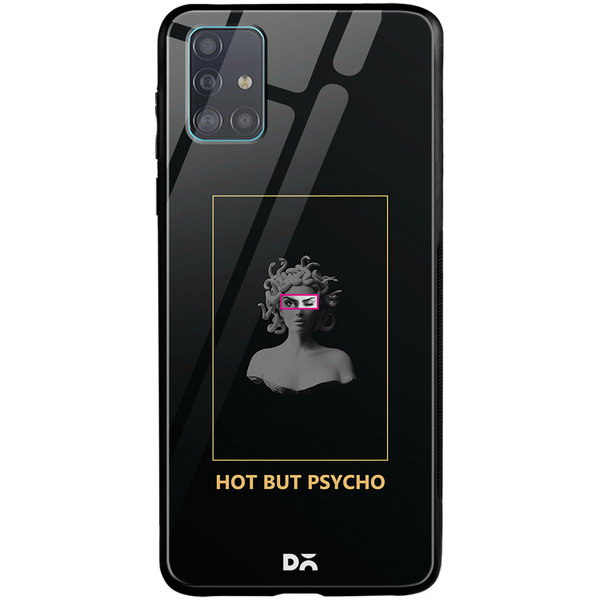 

DailyObjects Hot Psycho Glass Case Cover For Samsung Galaxy A51
