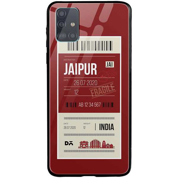 

DailyObjects Jaipur City Tag Glass Case Cover For Samsung Galaxy A51