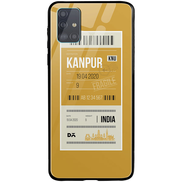 

DailyObjects Kanpur City Tag Glass Case Cover For Samsung Galaxy A51