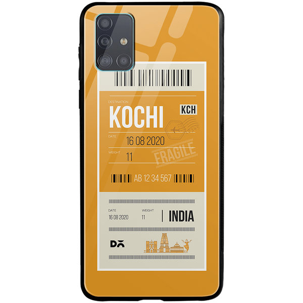 

DailyObjects Kochi City Tag Glass Case Cover For Samsung Galaxy A51