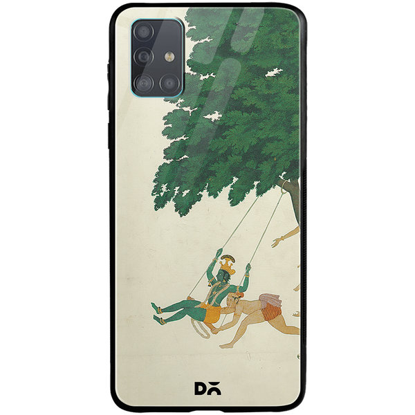 

DailyObjects Krishna Swings Glass Case Cover For Samsung Galaxy A51