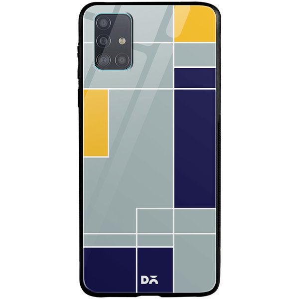 

DailyObjects Light Smoke Blocks Glass Case Cover For Samsung Galaxy A51