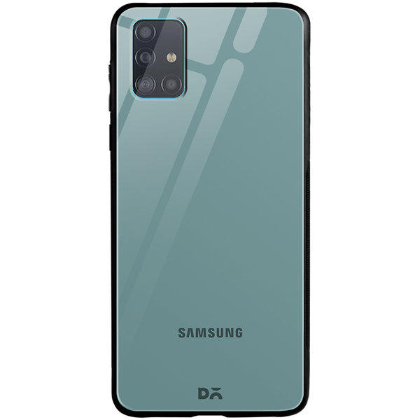 

DailyObjects Light Teal Glass Case Cover For Samsung Galaxy A51