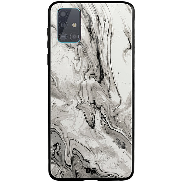 

DailyObjects Marble Grey Glass Case Cover For Samsung Galaxy A51