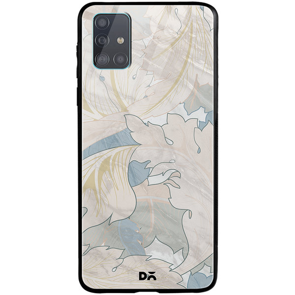 

DailyObjects Marble Leaves Glass Case Cover For Samsung Galaxy A51