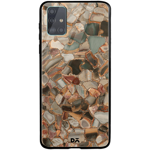 

DailyObjects Marble Mosaic Glass Case Cover For Samsung Galaxy A51