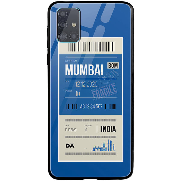 

DailyObjects Mumbai City Tag Glass Case Cover For Samsung Galaxy A51