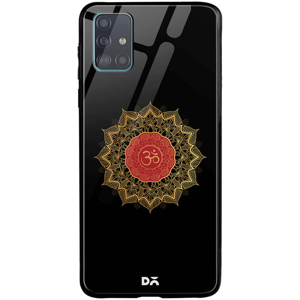 

DailyObjects OM Aura Glass Case Cover For Samsung Galaxy A51