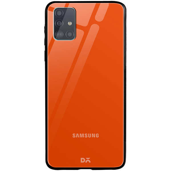 

DailyObjects Orange Fire Glass Case Cover For Samsung Galaxy A51