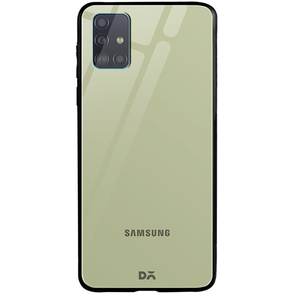 

DailyObjects Pastel Olive Glass Case Cover For Samsung Galaxy A51