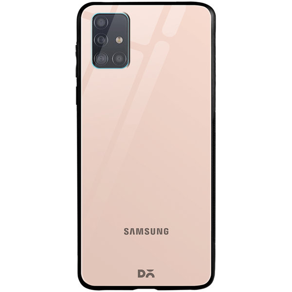 

DailyObjects Pastel Peach Glass Case Cover For Samsung Galaxy A51