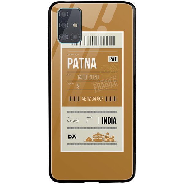 

DailyObjects Patna City Tag Glass Case Cover For Samsung Galaxy A51
