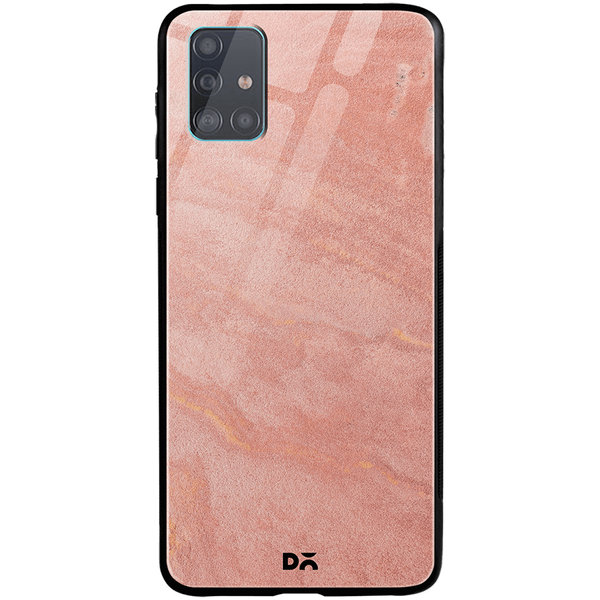 

DailyObjects Pink Marble Sand Glass Case Cover For Samsung Galaxy A51