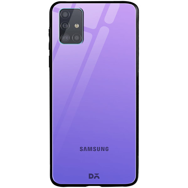 

DailyObjects Purple Iris Gradient Glass Case Cover For Samsung Galaxy A51