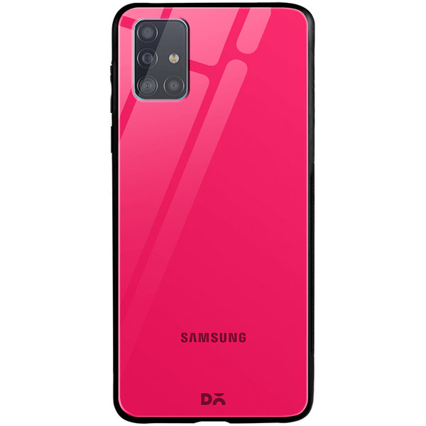 

DailyObjects Red Magenta Glass Case Cover For Samsung Galaxy A51