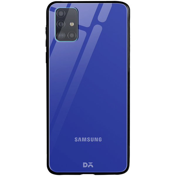 

DailyObjects Royal Blue Glass Case Cover For Samsung Galaxy A51