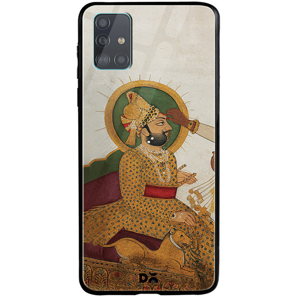 

DailyObjects Royal Tiika Glass Case Cover For Samsung Galaxy A51