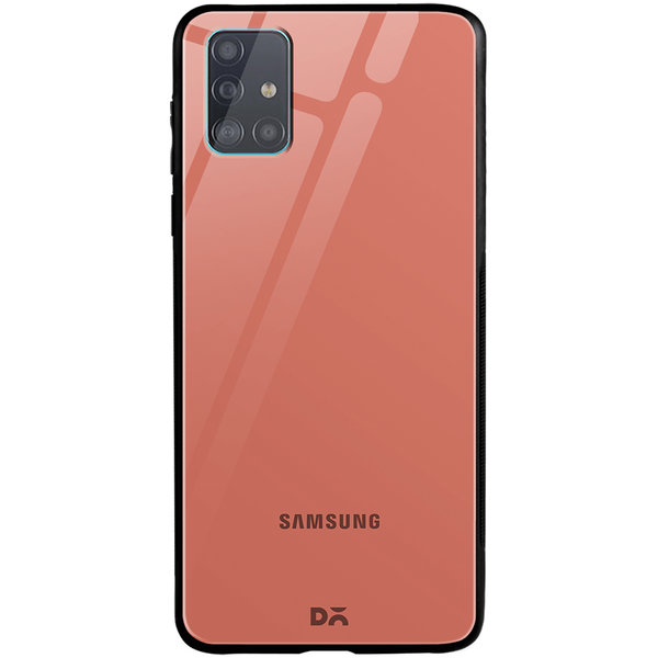 

DailyObjects Salmon Glass Case Cover For Samsung Galaxy A51
