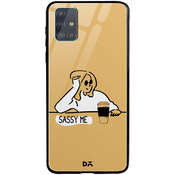

DailyObjects Sassy Me Glass Case Cover For Samsung Galaxy A51