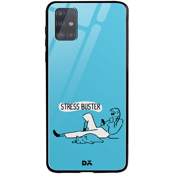 

DailyObjects Stress Buster Glass Case Cover For Samsung Galaxy A51