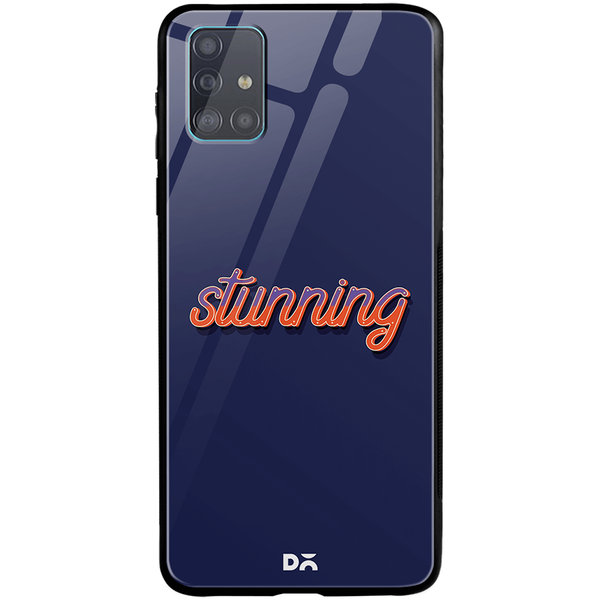 

DailyObjects Stunning Blue Glass Case Cover For Samsung Galaxy A51