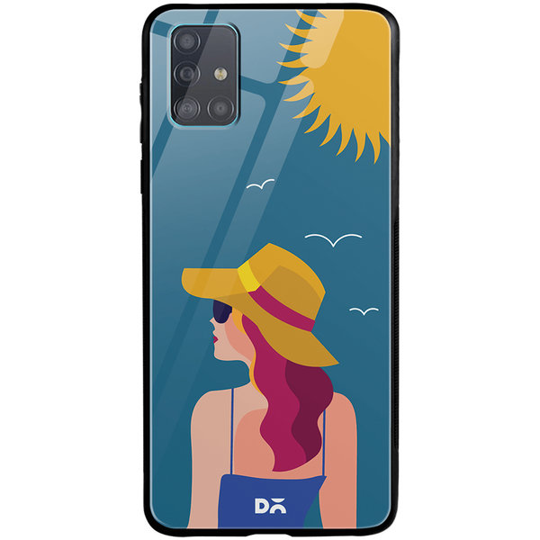 

DailyObjects Sun Tan Glass Case Cover For Samsung Galaxy A51