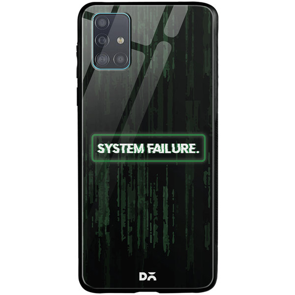 

DailyObjects System Failure Glass Case Cover For Samsung Galaxy A51