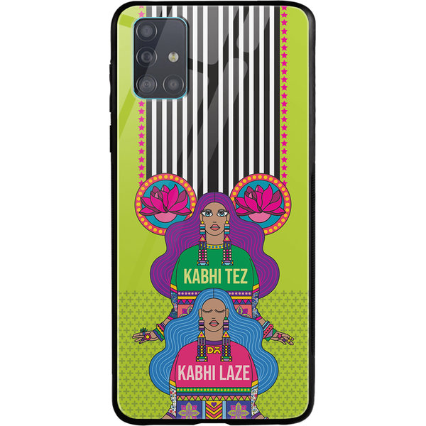 

DailyObjects Tezy Lazy Glass Case Cover For Samsung Galaxy A51