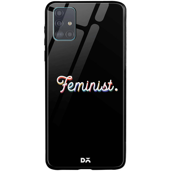 

DailyObjects The Feminist Glass Case Cover For Samsung Galaxy A51