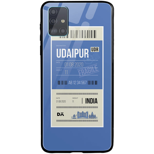 

DailyObjects Udaipur City Tag Glass Case Cover For Samsung Galaxy A51