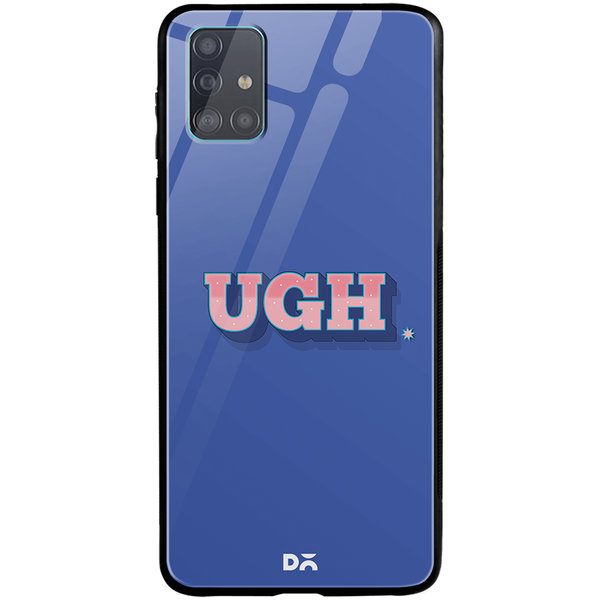

DailyObjects UGH Blue Glass Case Cover For Samsung Galaxy A51