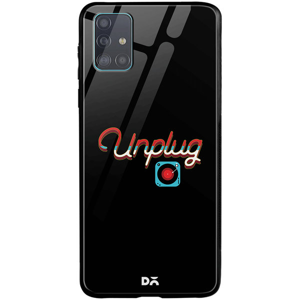 

DailyObjects Unplug Tunes Glass Case Cover For Samsung Galaxy A51