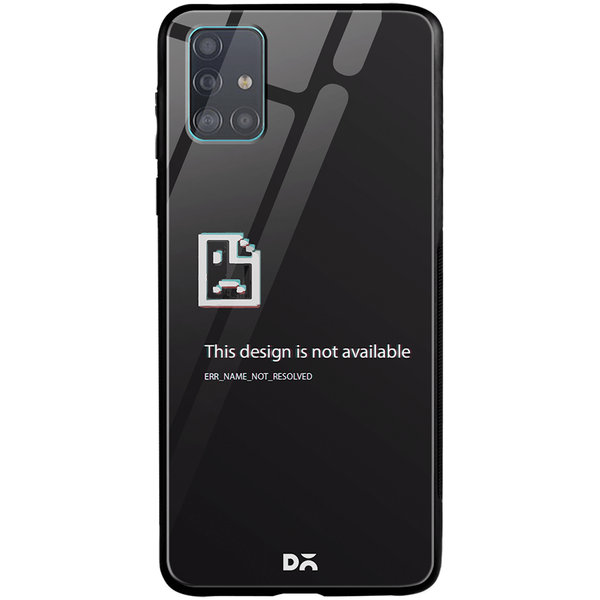

DailyObjects Wallpaper Unavailable Glass Case Cover For Samsung Galaxy A51